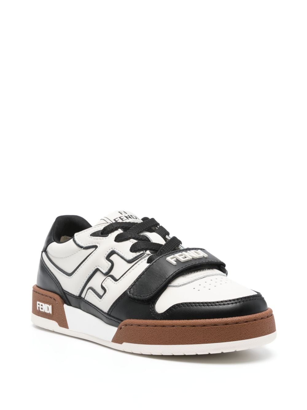 Fendi Sneakers Black Calf Leather