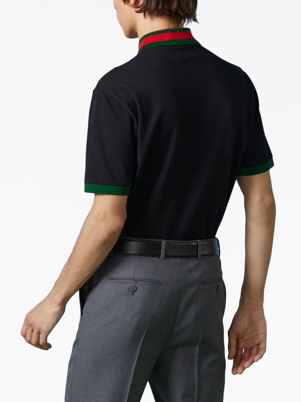 Gucci T-Shirts And Polos Black Cotton Elastane