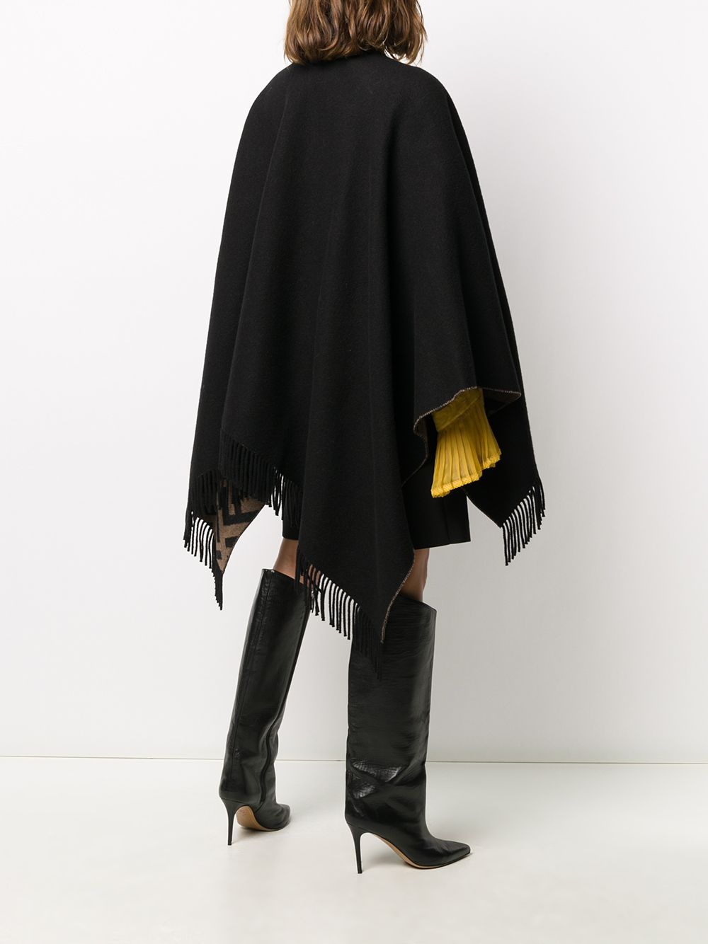 Fendi Jackets Black Wool