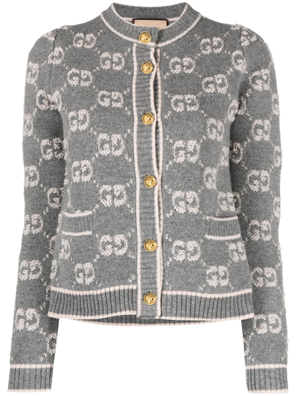 Gucci Sweaters Grey Virgin Wool