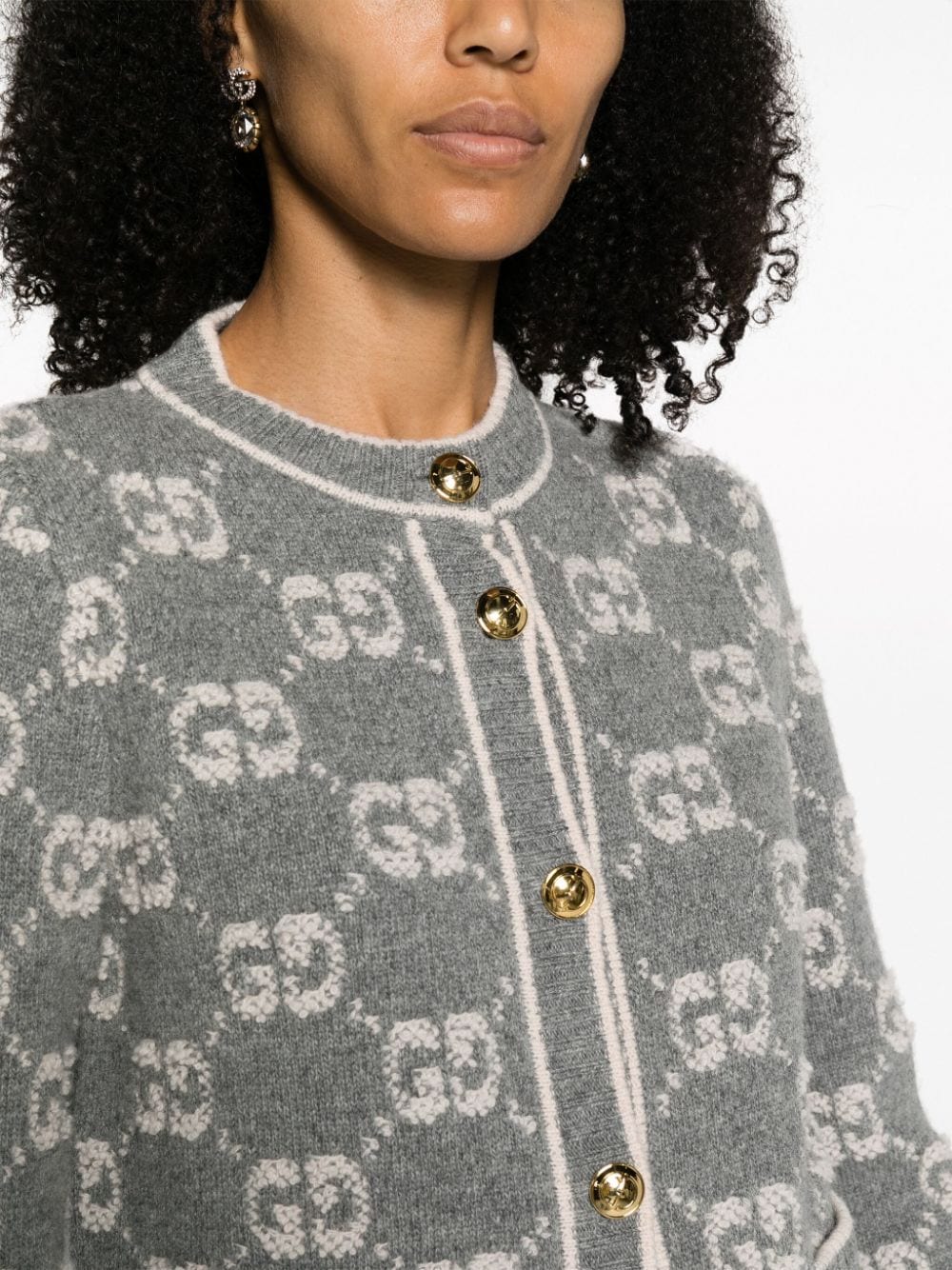 Gucci Sweaters Grey Virgin Wool