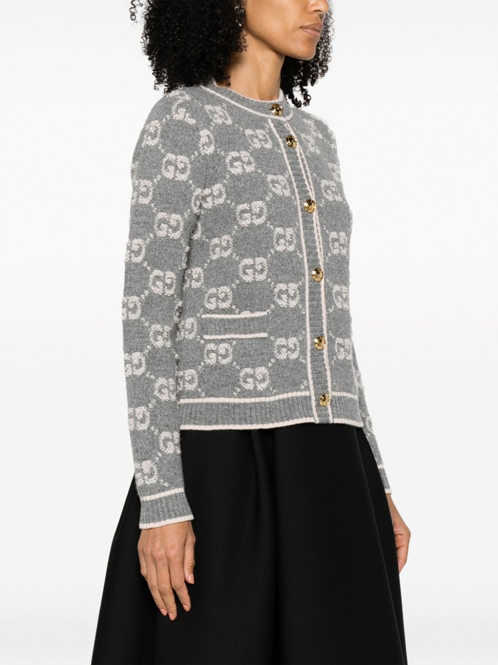 Gucci Sweaters Grey Virgin Wool