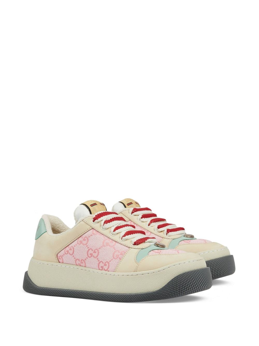 Gucci Sneakers Beige Calf Leather