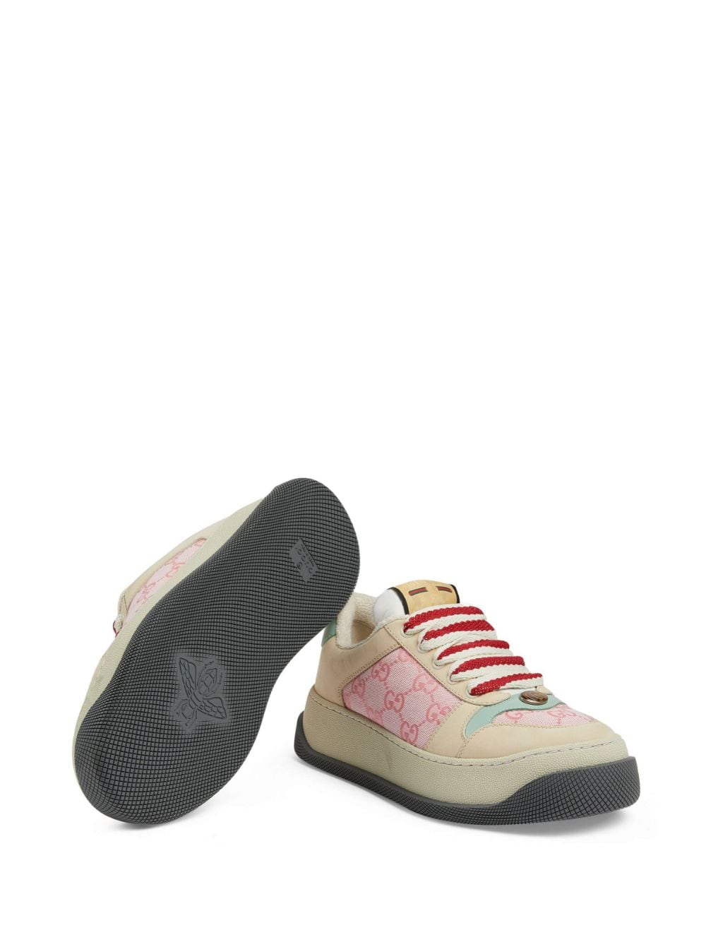 Gucci Sneakers Beige Calf Leather