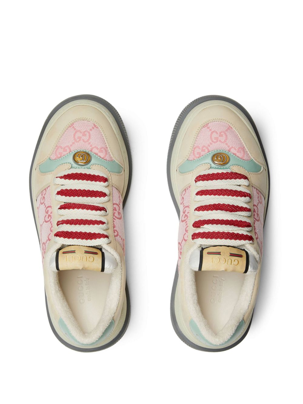 Gucci Sneakers Beige Calf Leather