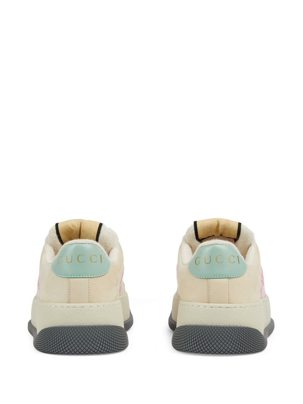 Gucci Sneakers Beige Calf Leather