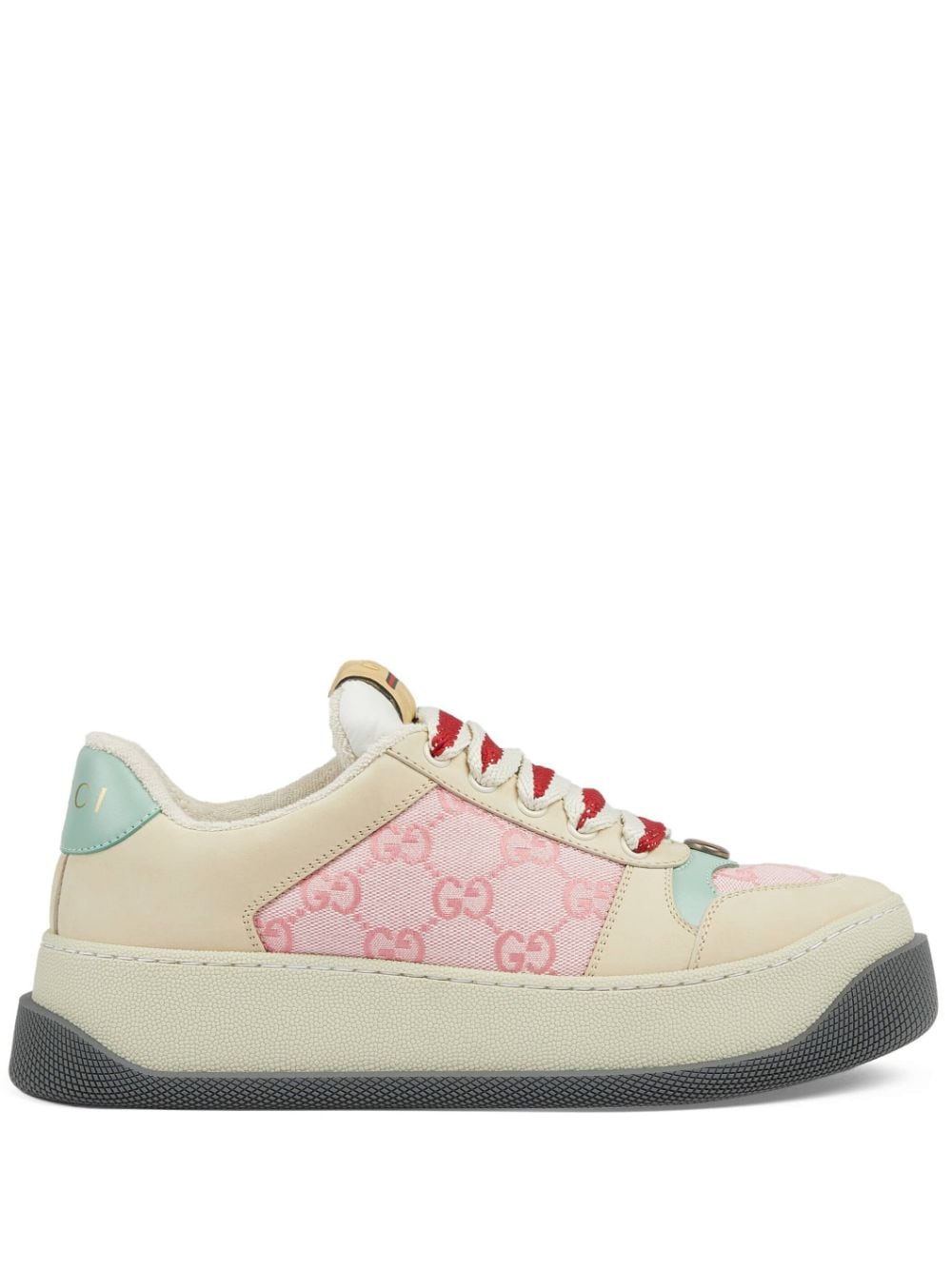 Gucci Sneakers Beige Calf Leather