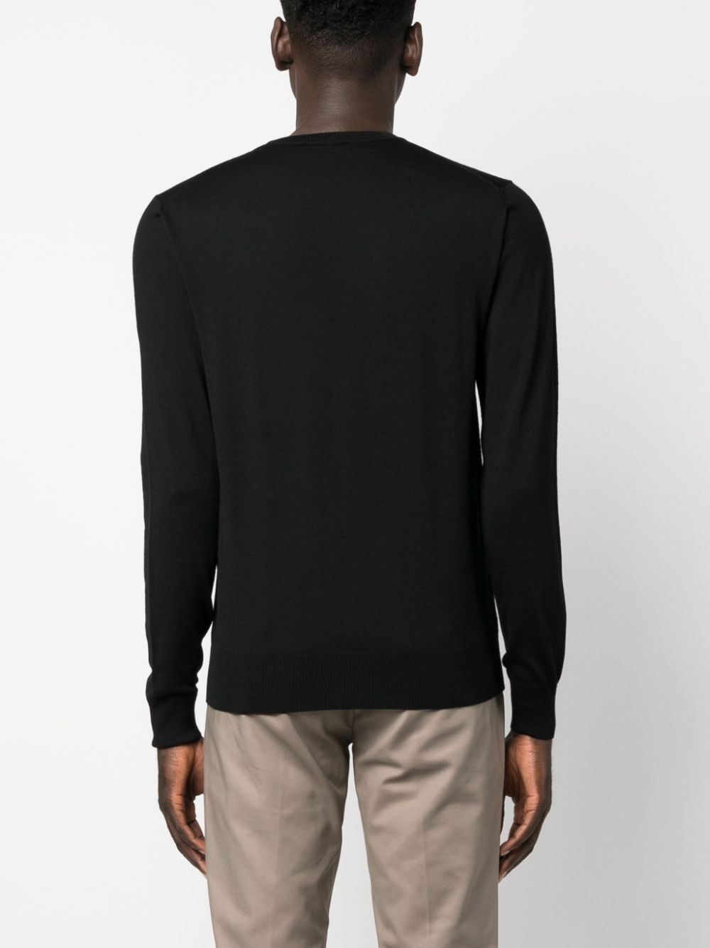 Emporio Armani Sweaters Nero Virgin Wool