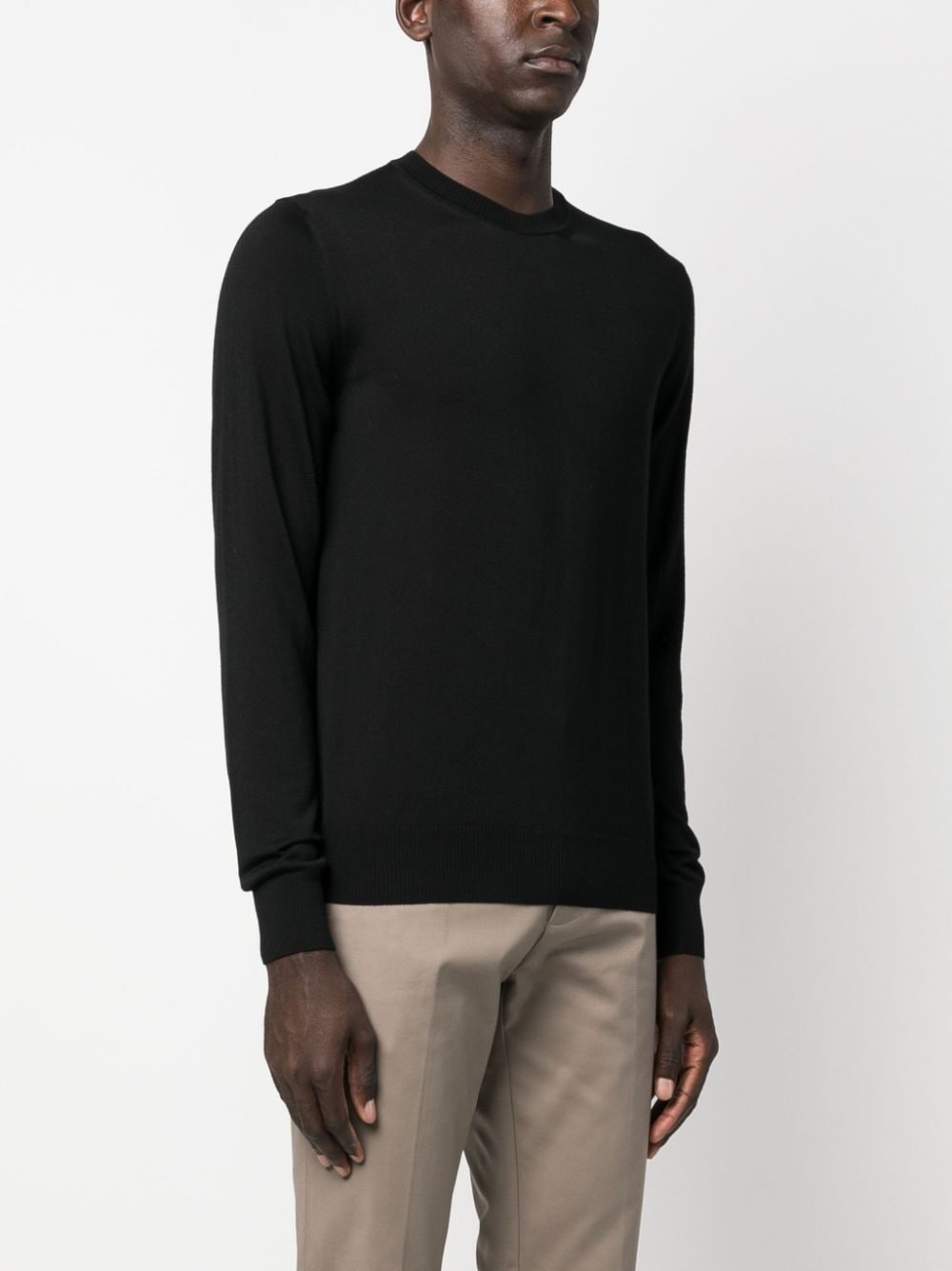 Emporio Armani Sweaters Nero Virgin Wool