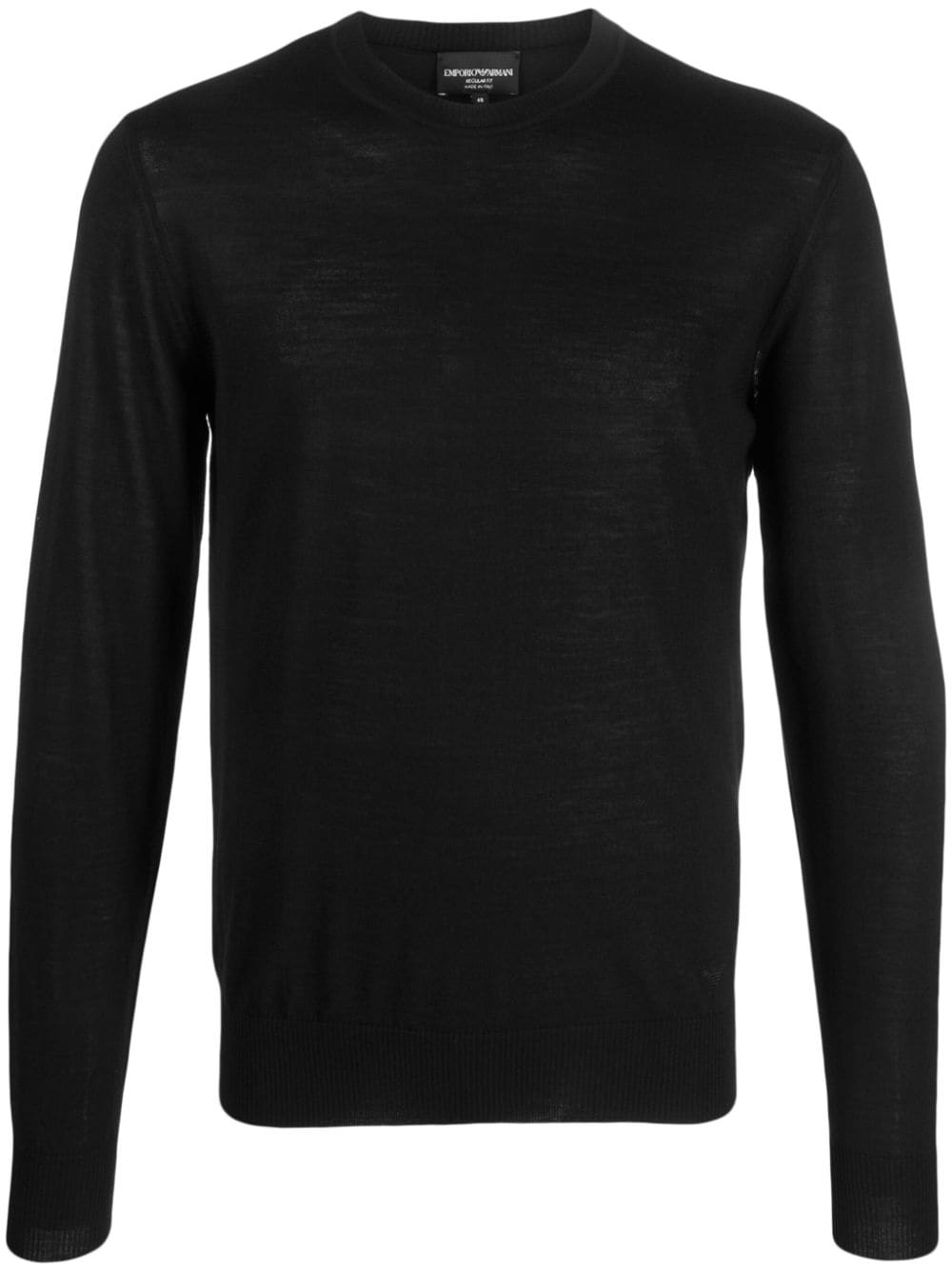 Emporio Armani Sweaters Nero Virgin Wool