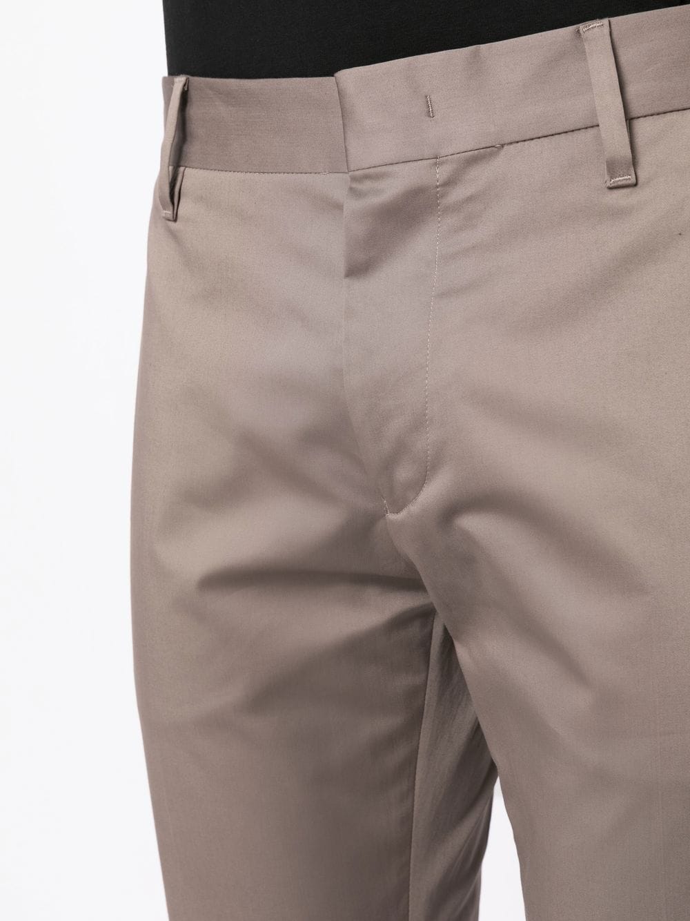 Emporio Armani Trousers Tortora Cotton