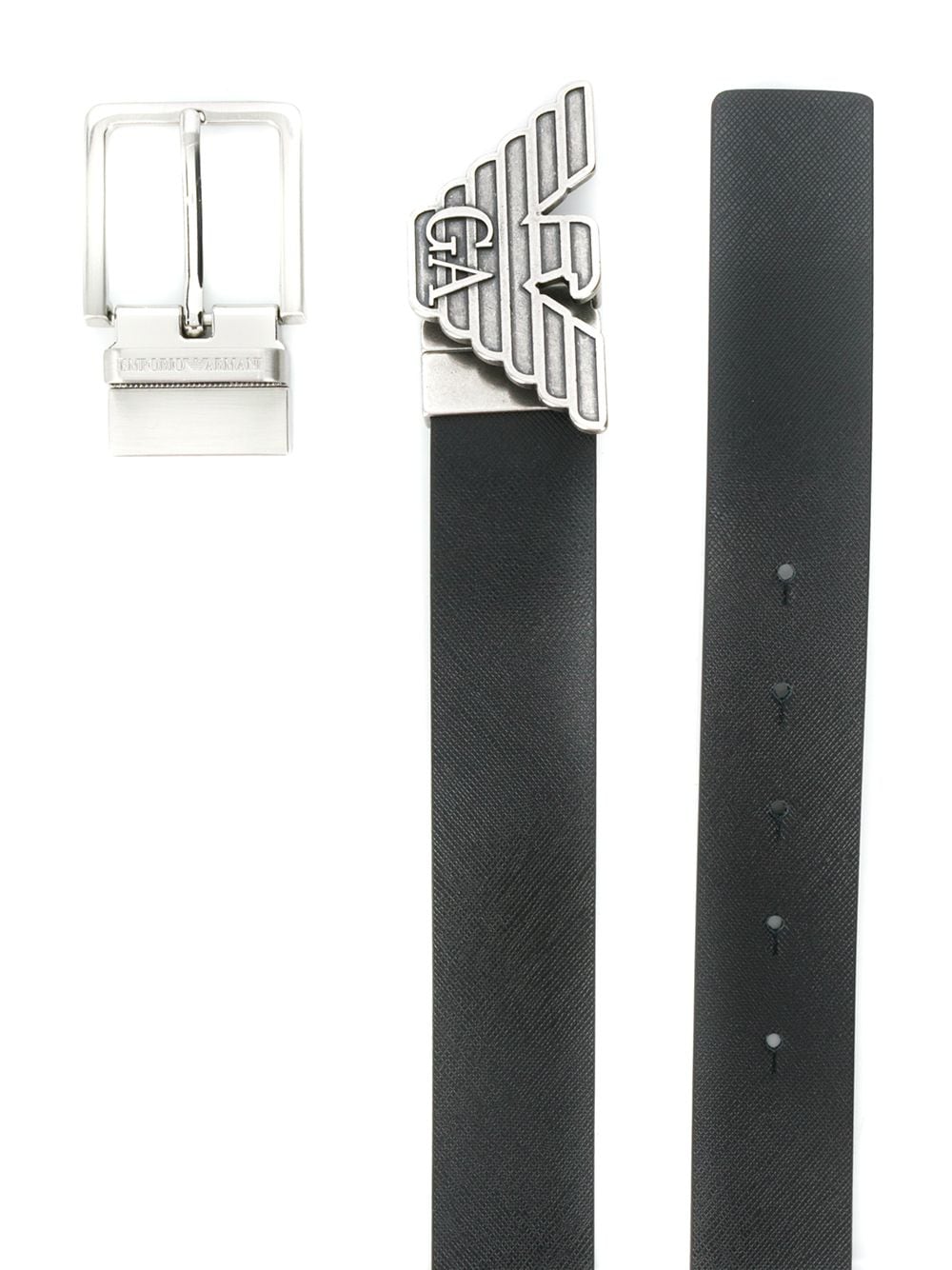 Emporio Armani Belts Nero Leather