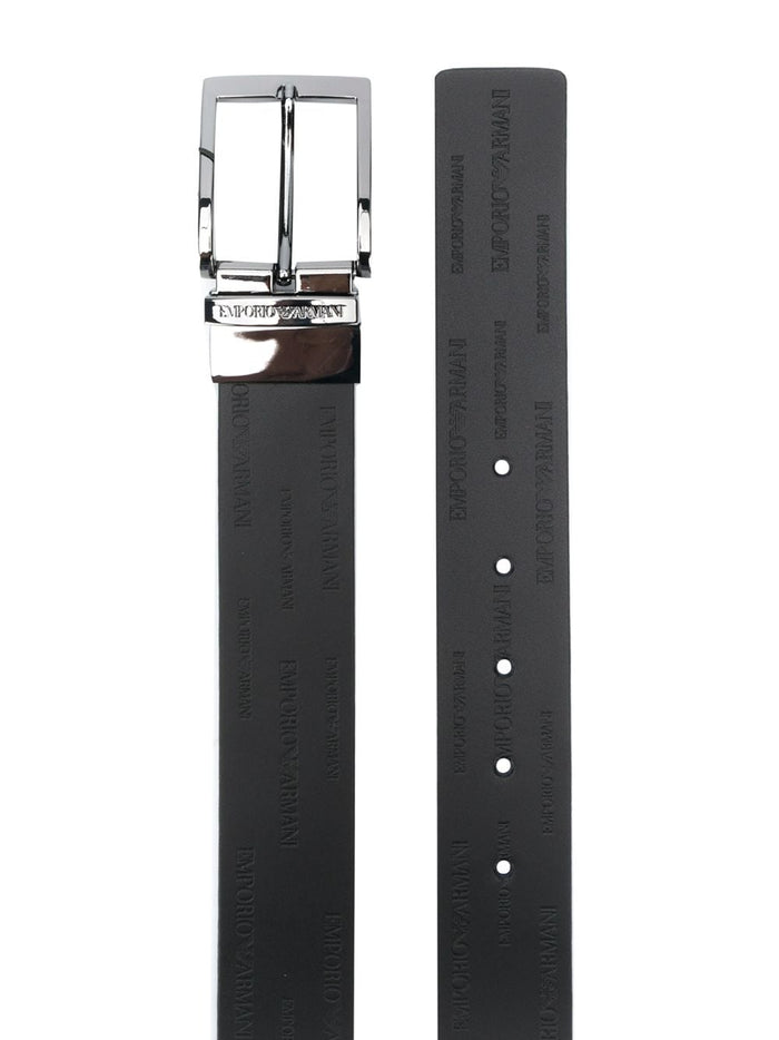 Emporio Armani Belts Nero Leather