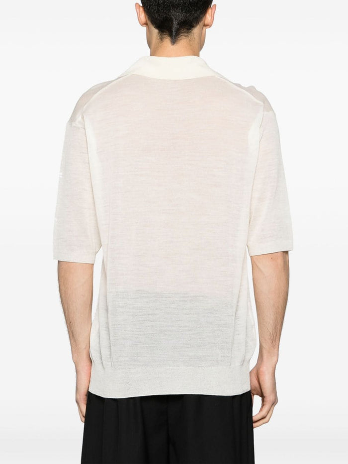AURALEE T-shirts and Polos White Wool