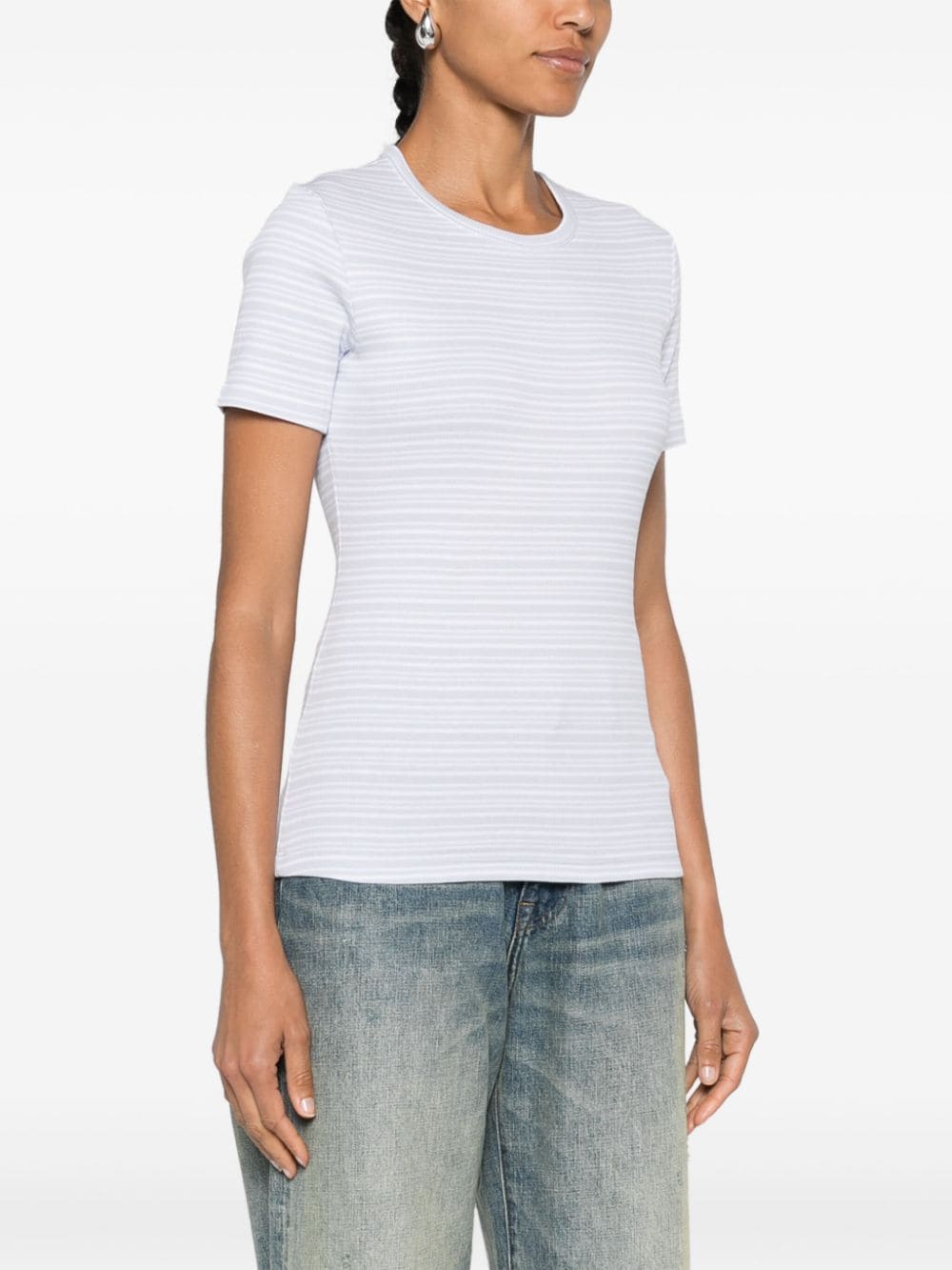 FILIPPA K T-shirts and Polos Clear Blue Cotton