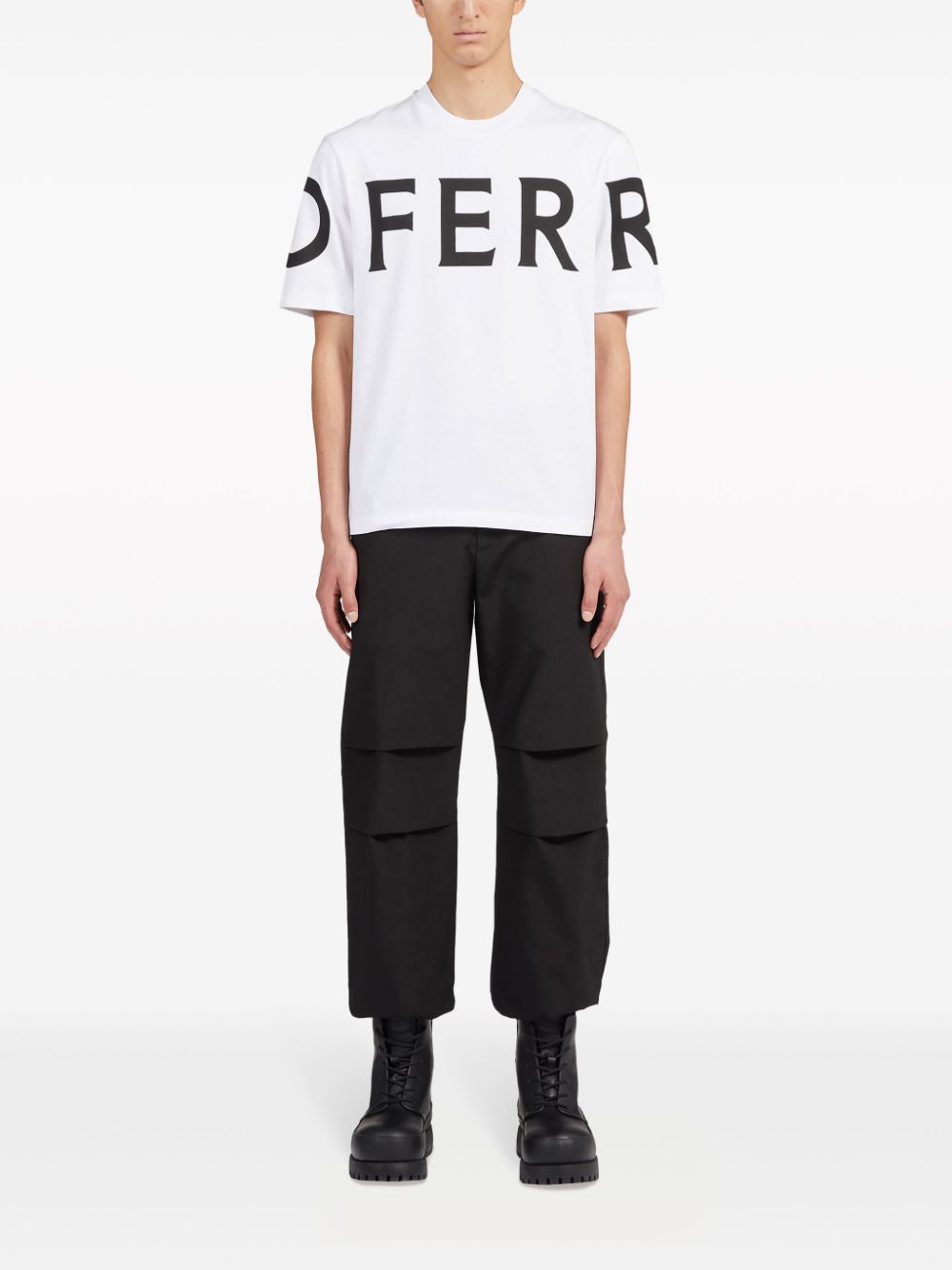 Ferragamo T-Shirts And Polos White Cotton
