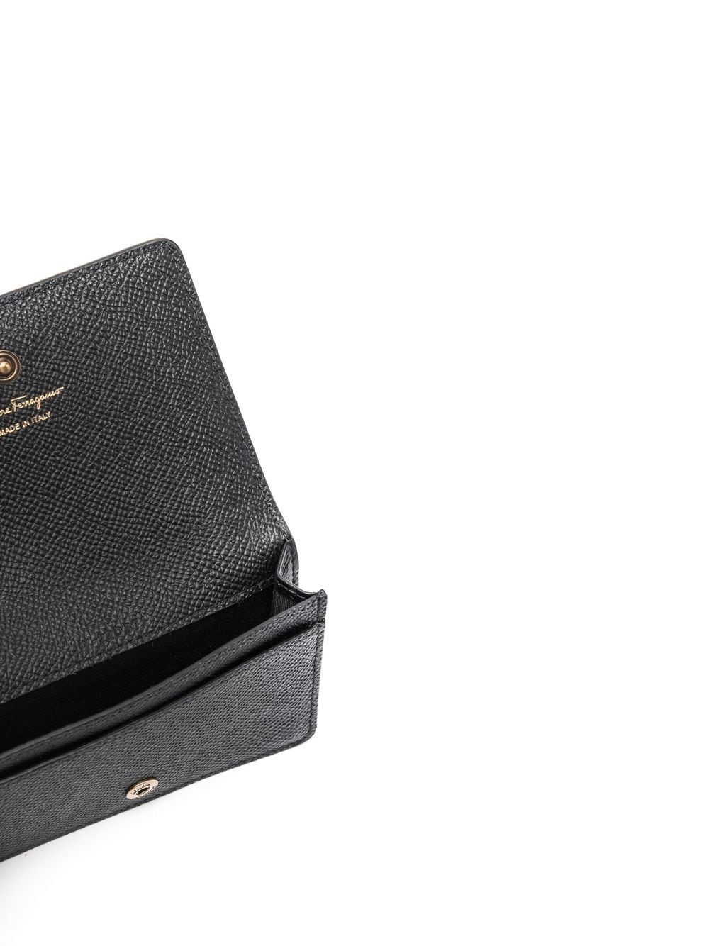 Ferragamo Wallets Black Calf Leather