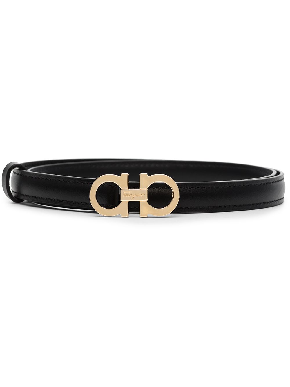 Ferragamo Belts Black Calf Leather