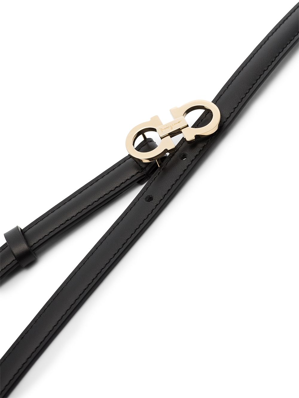 Ferragamo Belts Black Calf Leather