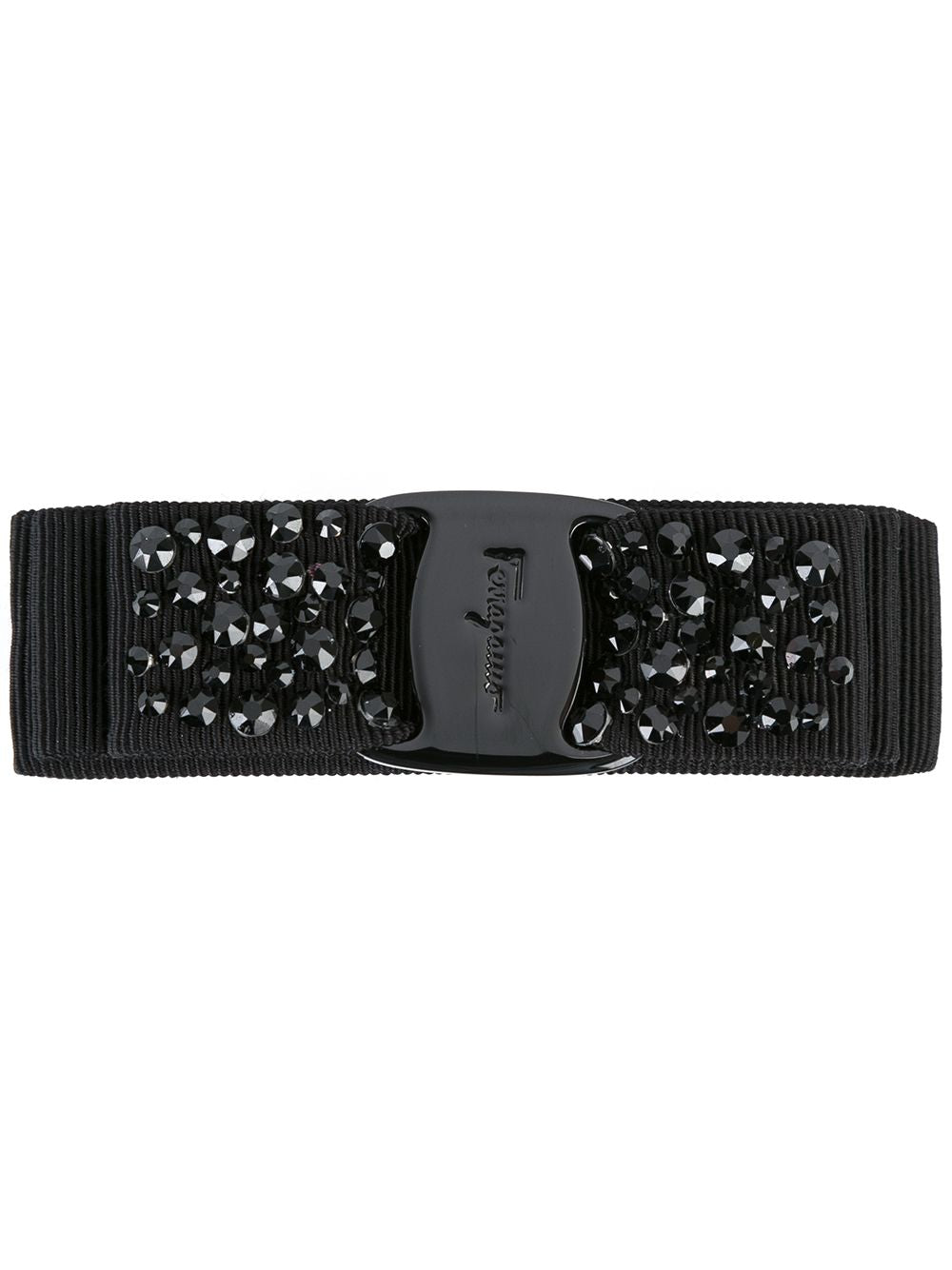Ferragamo Accessories Black Raffia