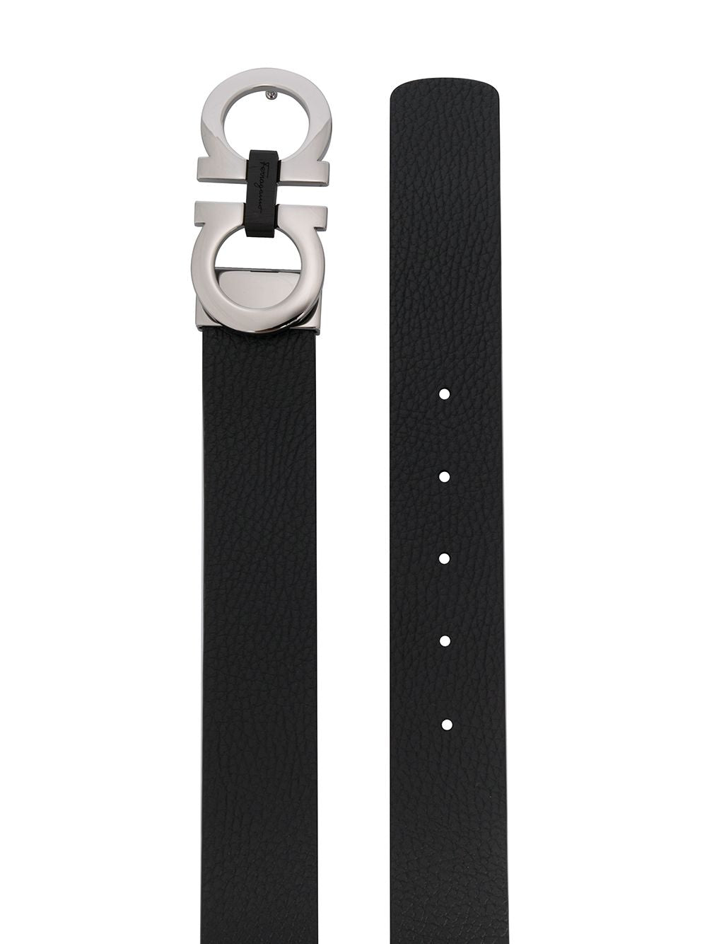 Ferragamo Belts Black Calf Leather