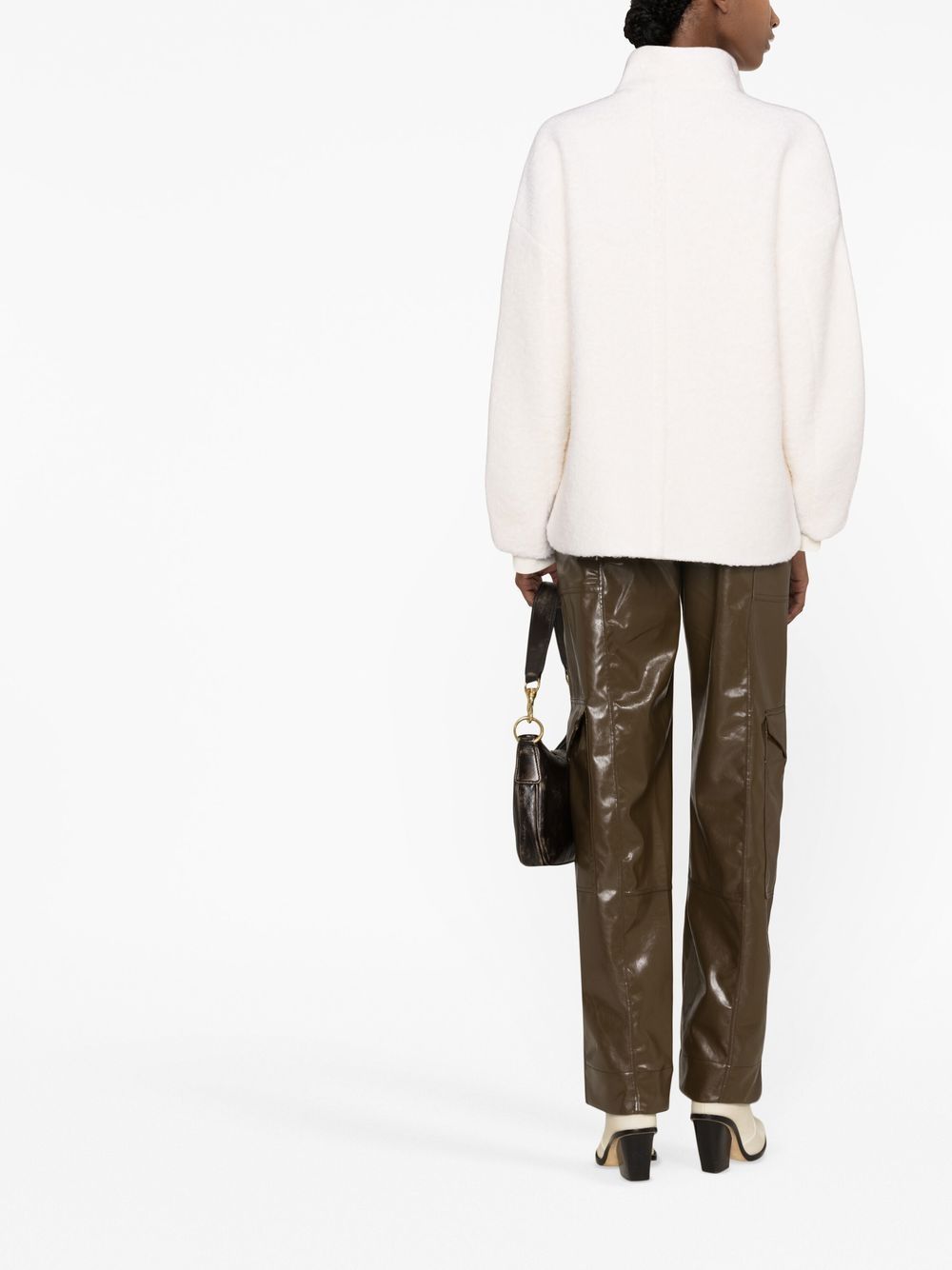 Ganni Jackets White Lining: Recycled Polyester