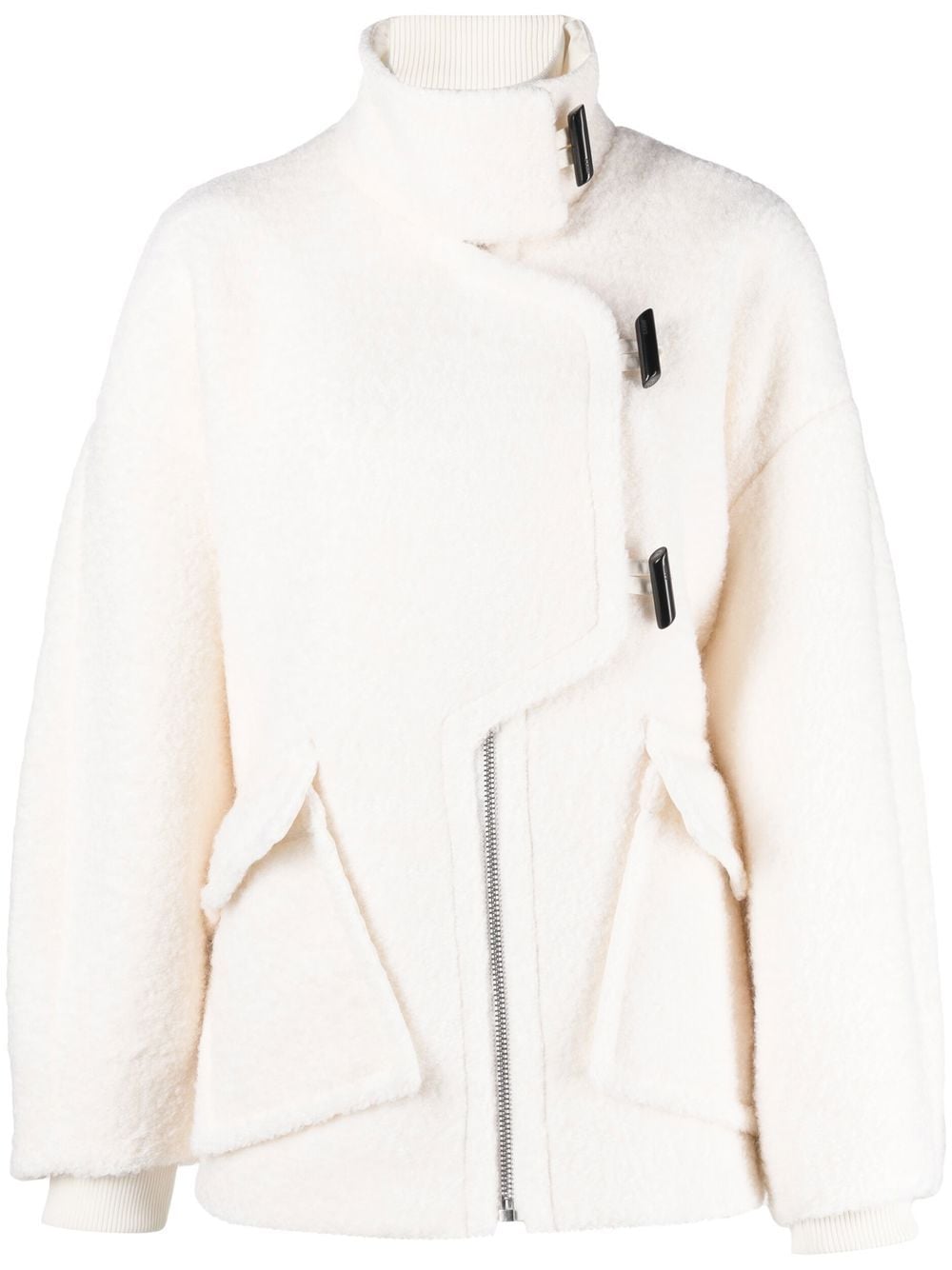 Ganni Jackets White Lining: Recycled Polyester