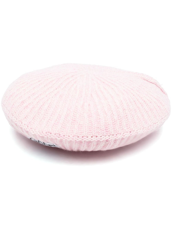 Ganni Hats Lilac Wool