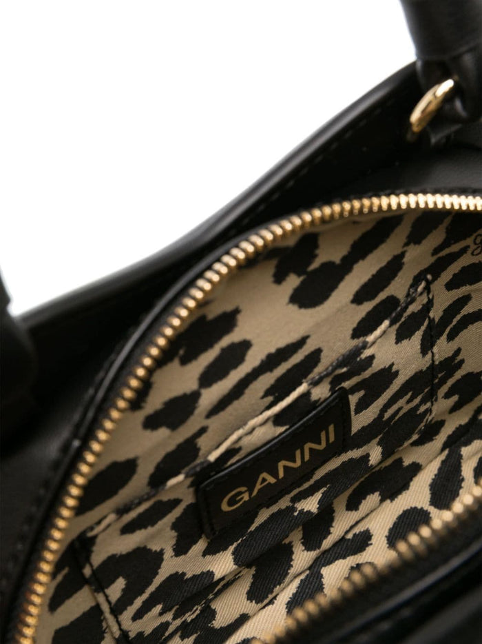 Ganni Bags Black Outer: Leather