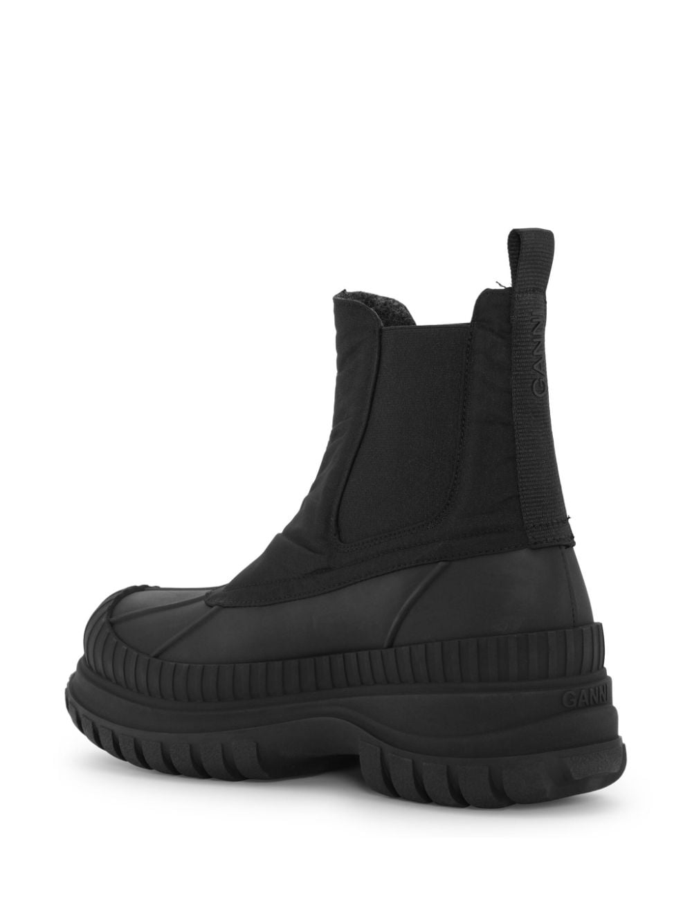 Ganni Boots Black Sole: Rubber Outer: Polyester