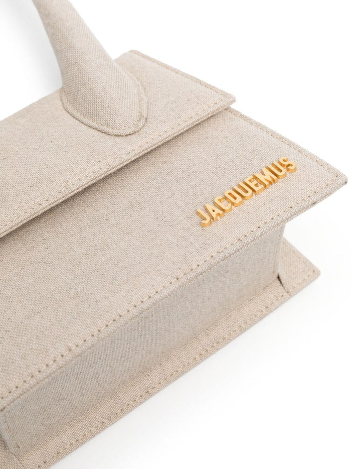 Jacquemus Bags Grey Calf Leather