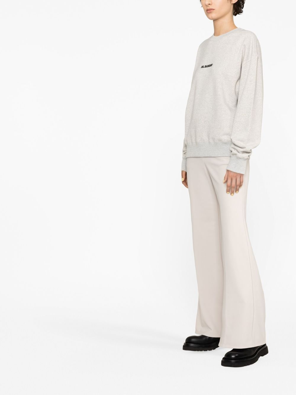 Jil Sander Plus Sweaters Grey Cotton