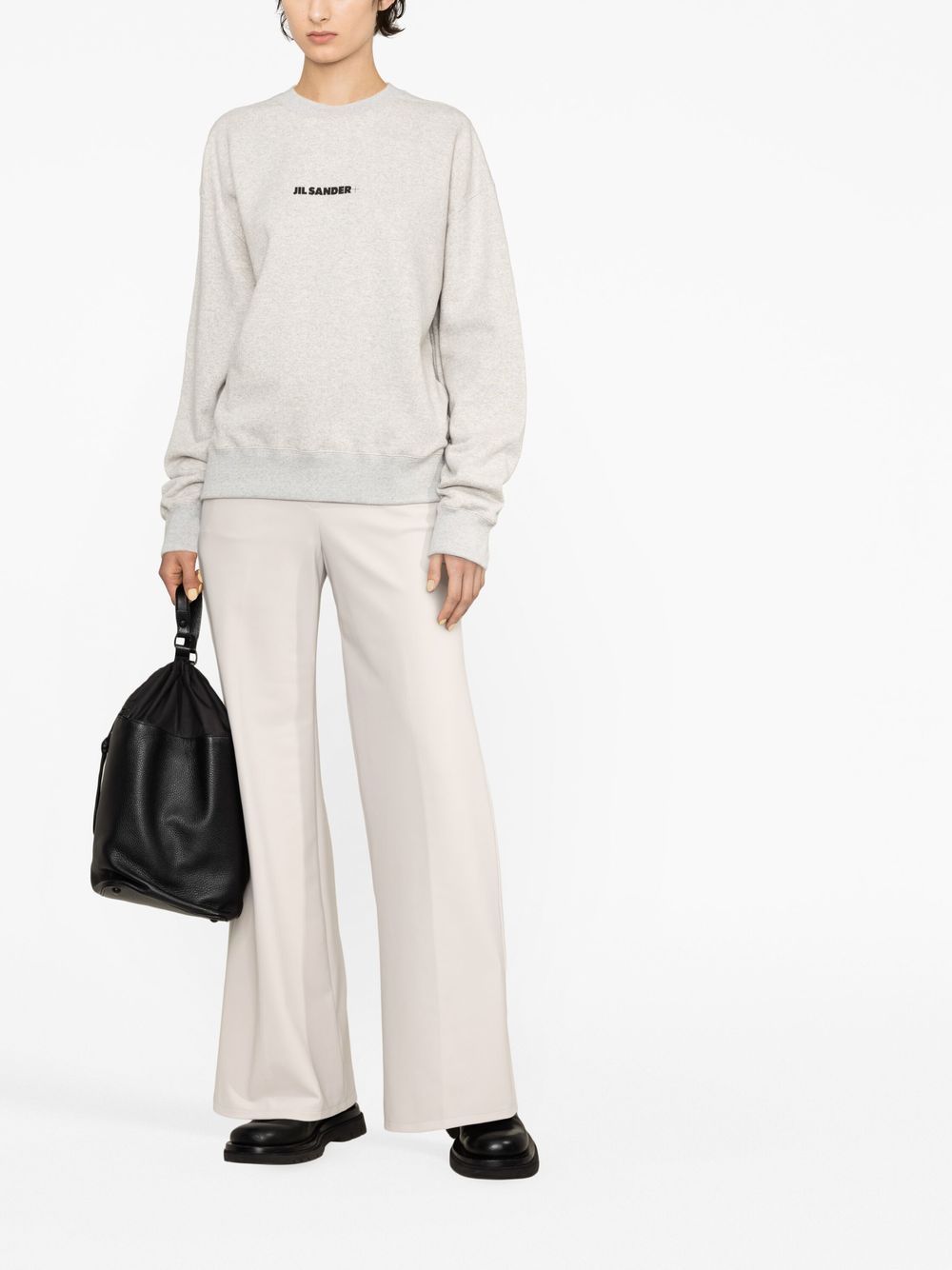 Jil Sander Plus Sweaters Grey Cotton