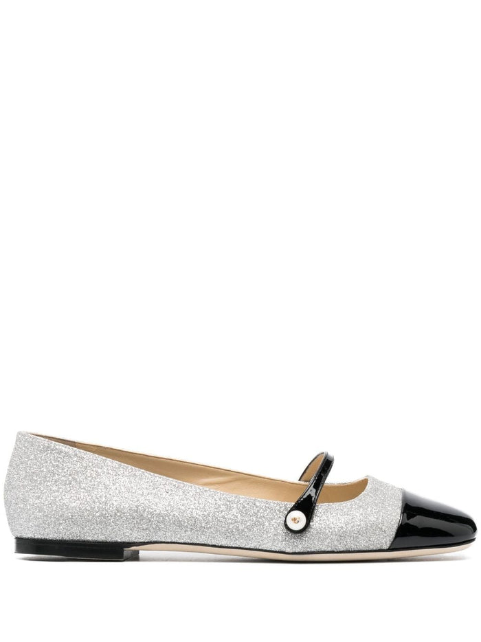Jimmy Choo Flat Shoes Silver