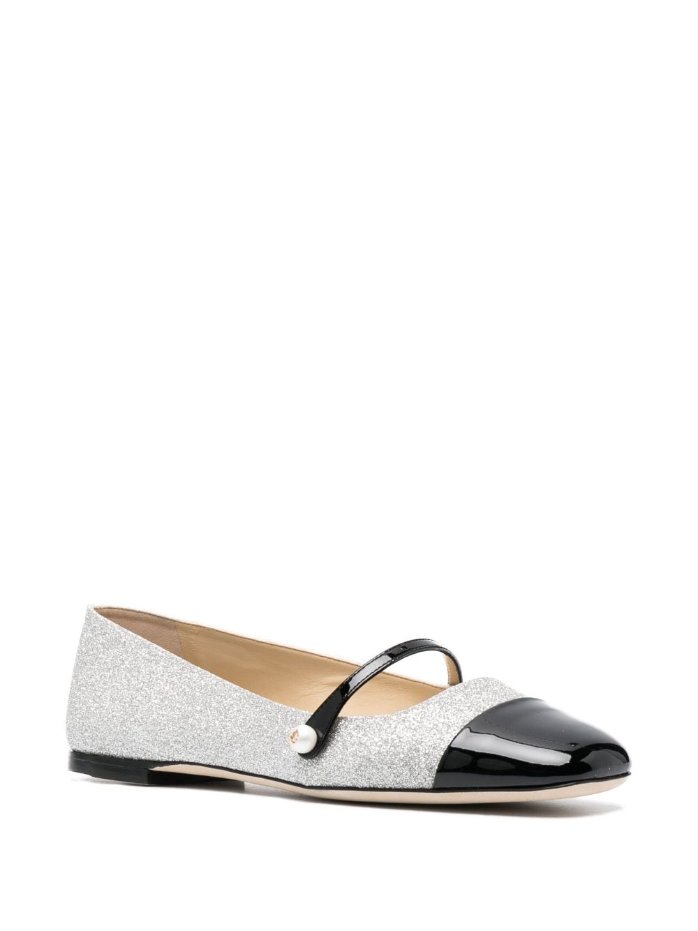 Jimmy Choo Flat Shoes Silver
