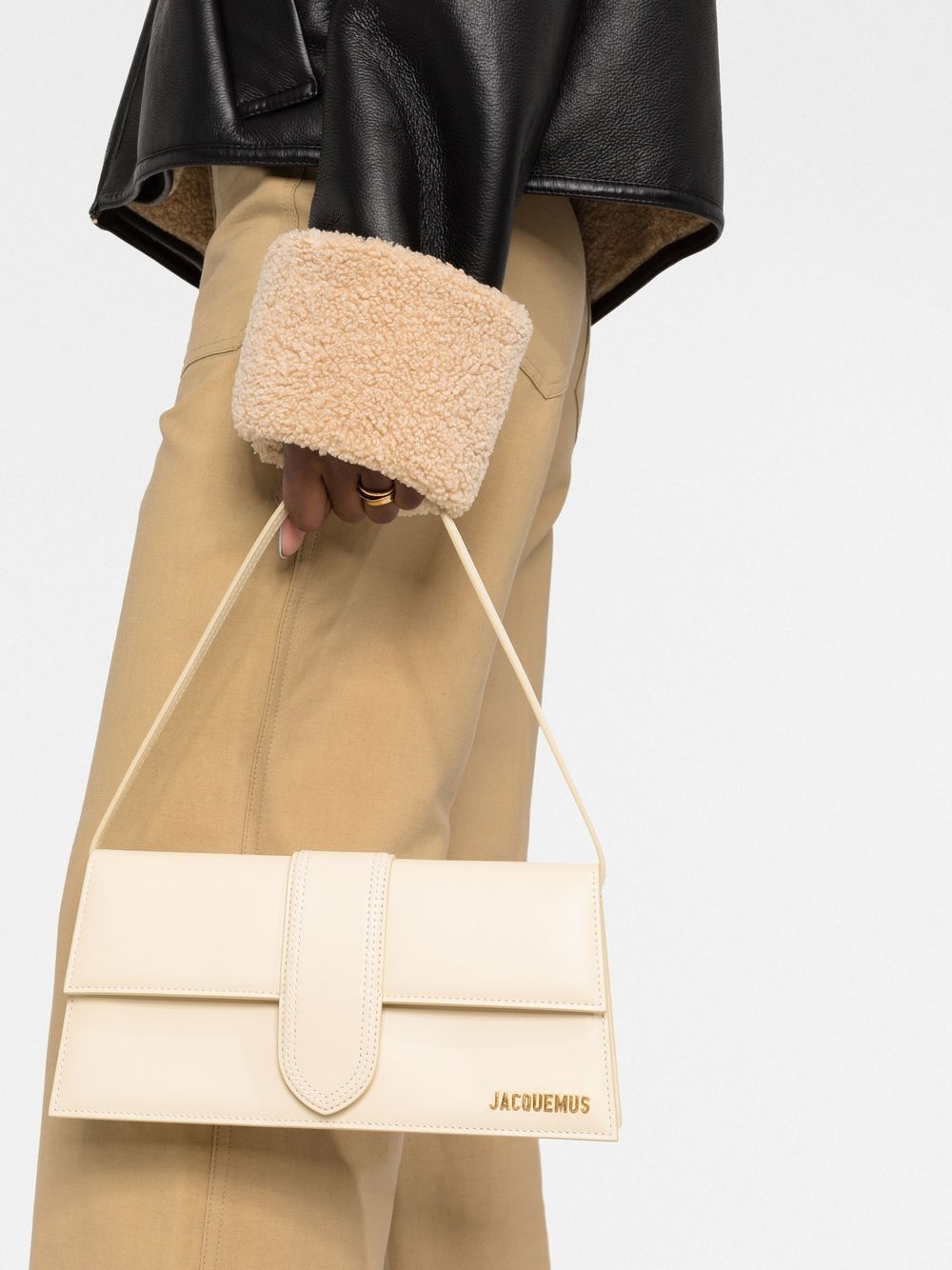 Jacquemus Bags Ivory Calf Leather