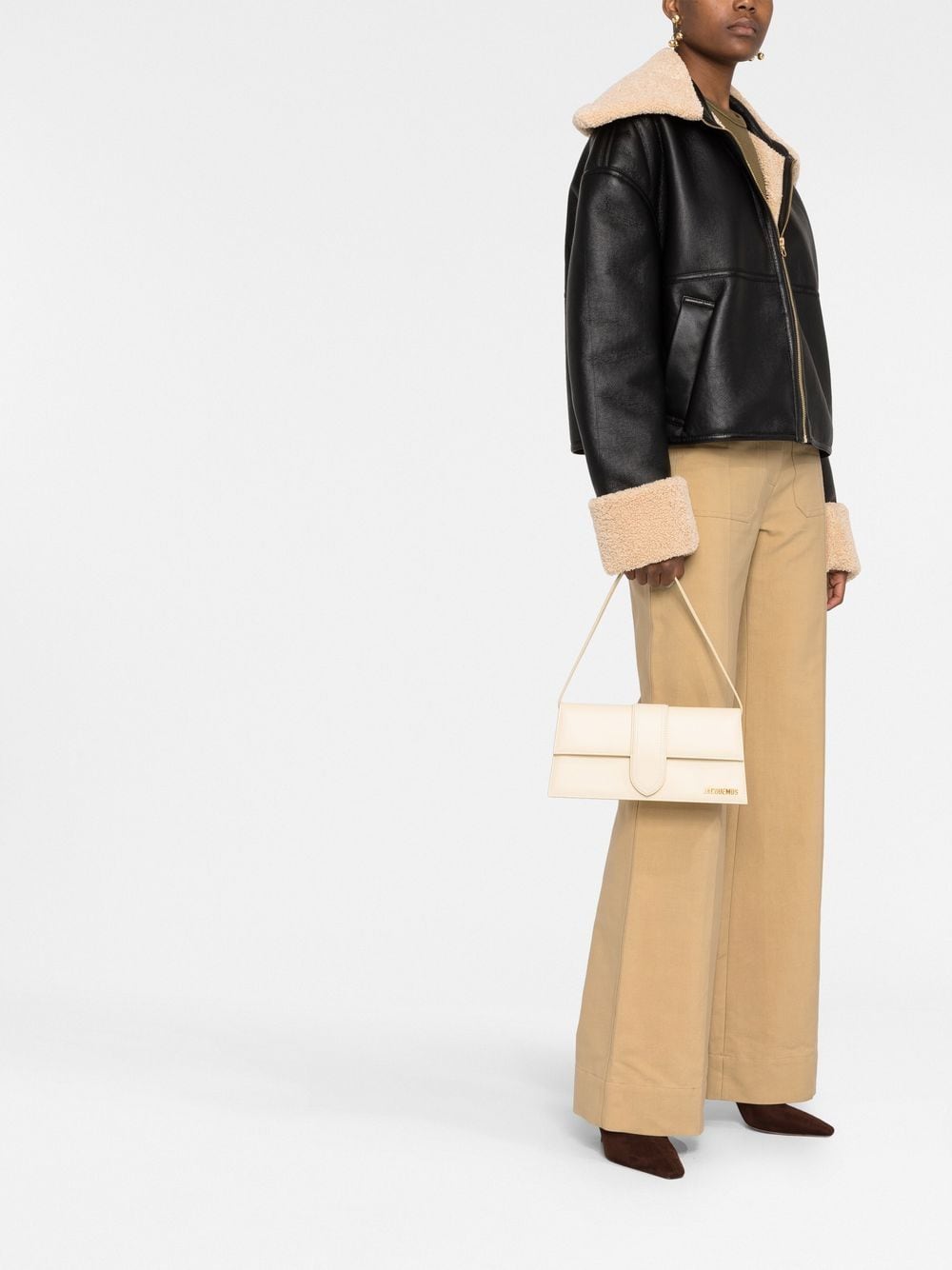 Jacquemus Bags Ivory Calf Leather