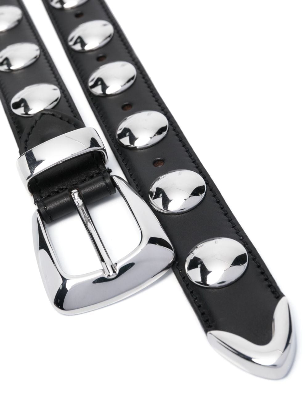 Khaite Belts Black Calf Leather