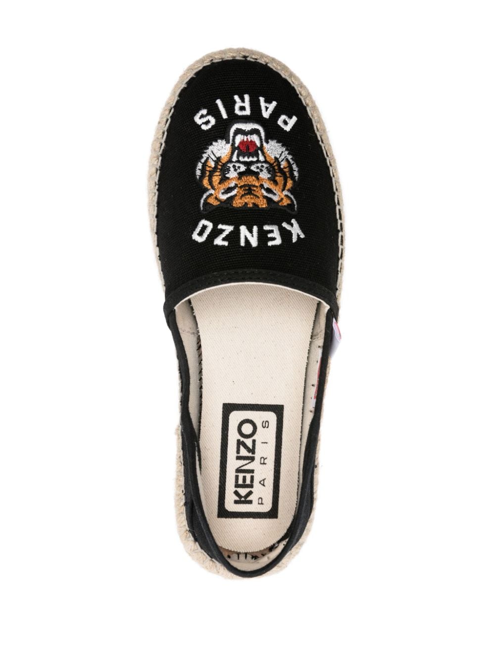 Kenzo Flat Shoes Black Wool