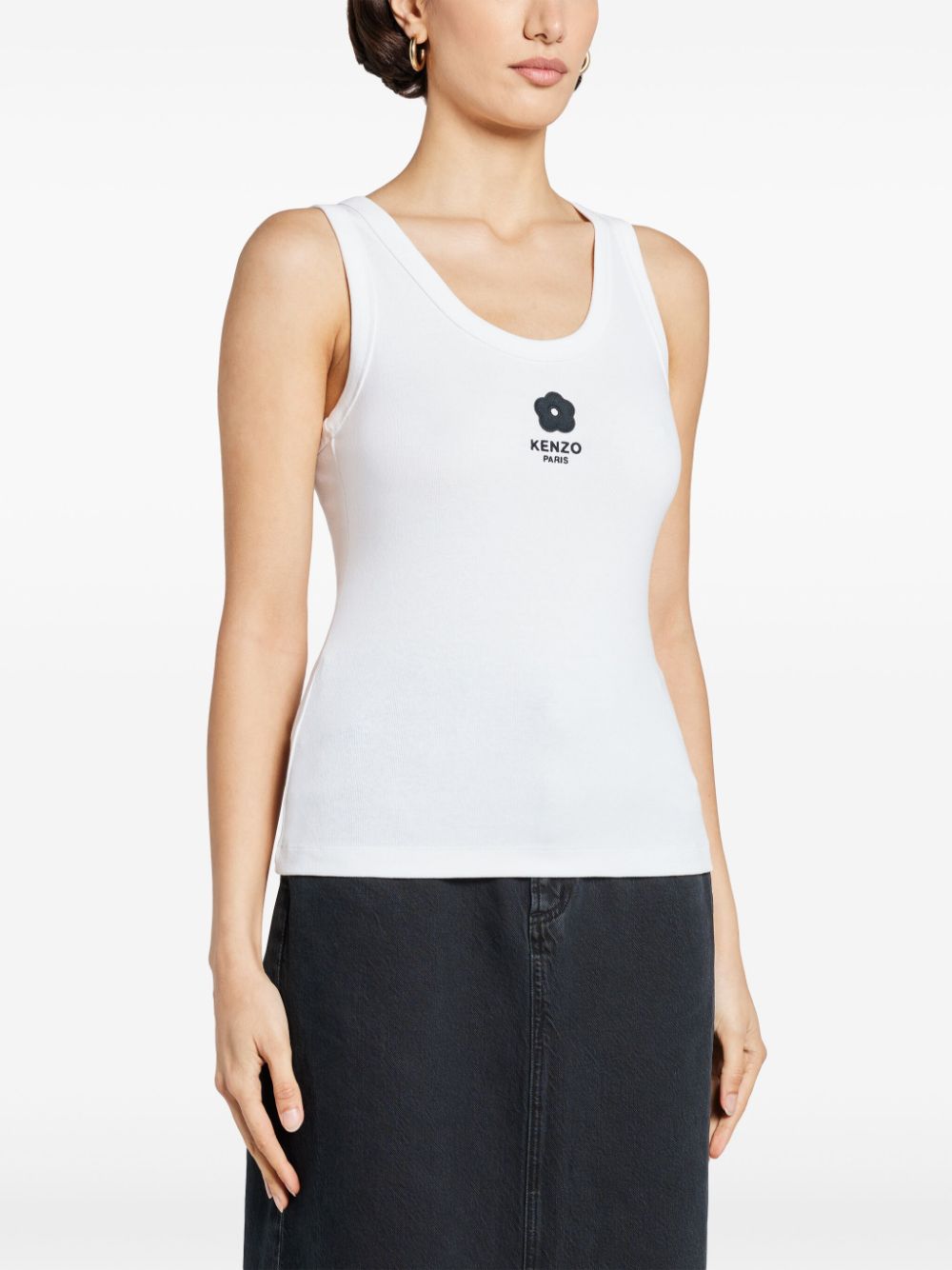 Kenzo Top White Cotton