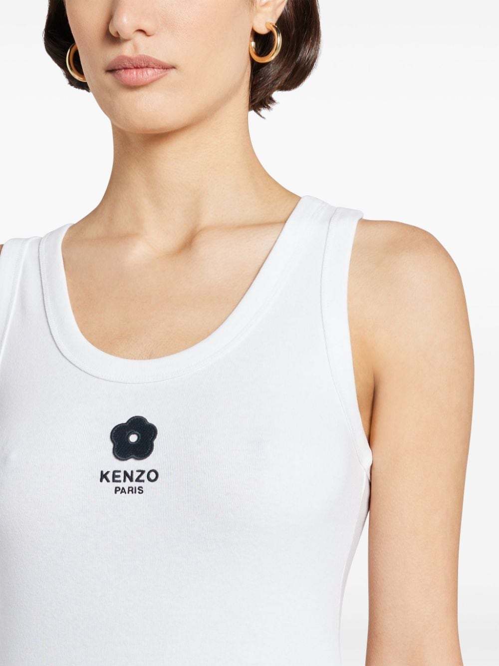 Kenzo Top White Cotton