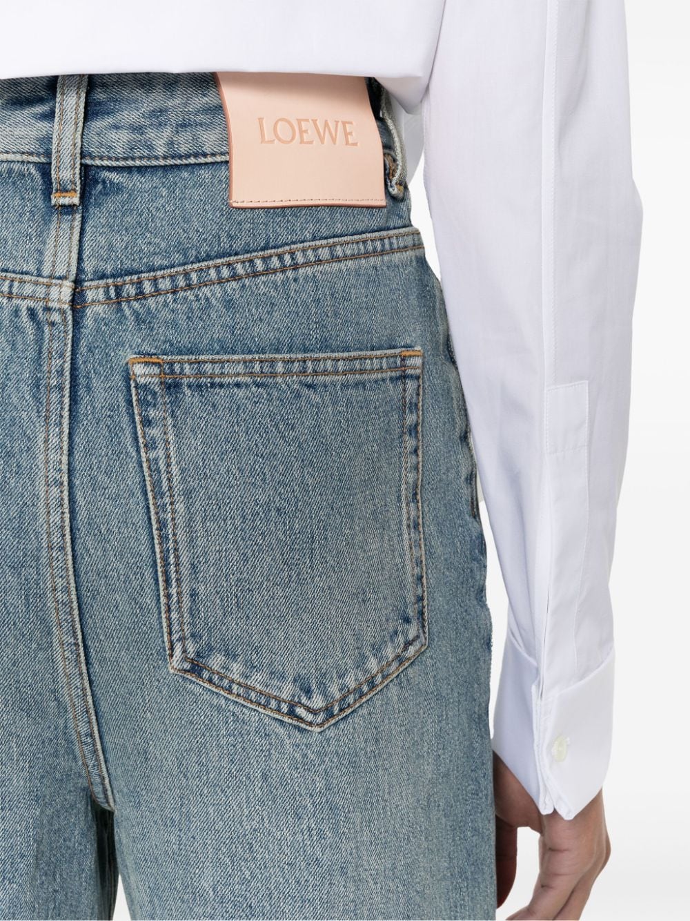 Loewe Jeans Clear Blue Cotton