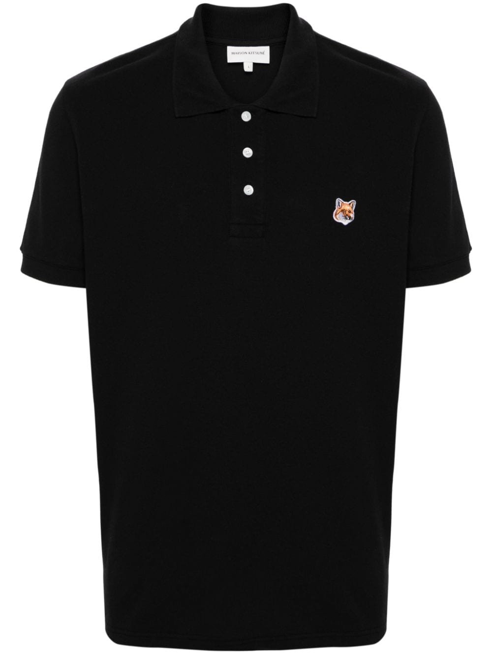 Maison Kitsune T-Shirts And Polos Black Cotton