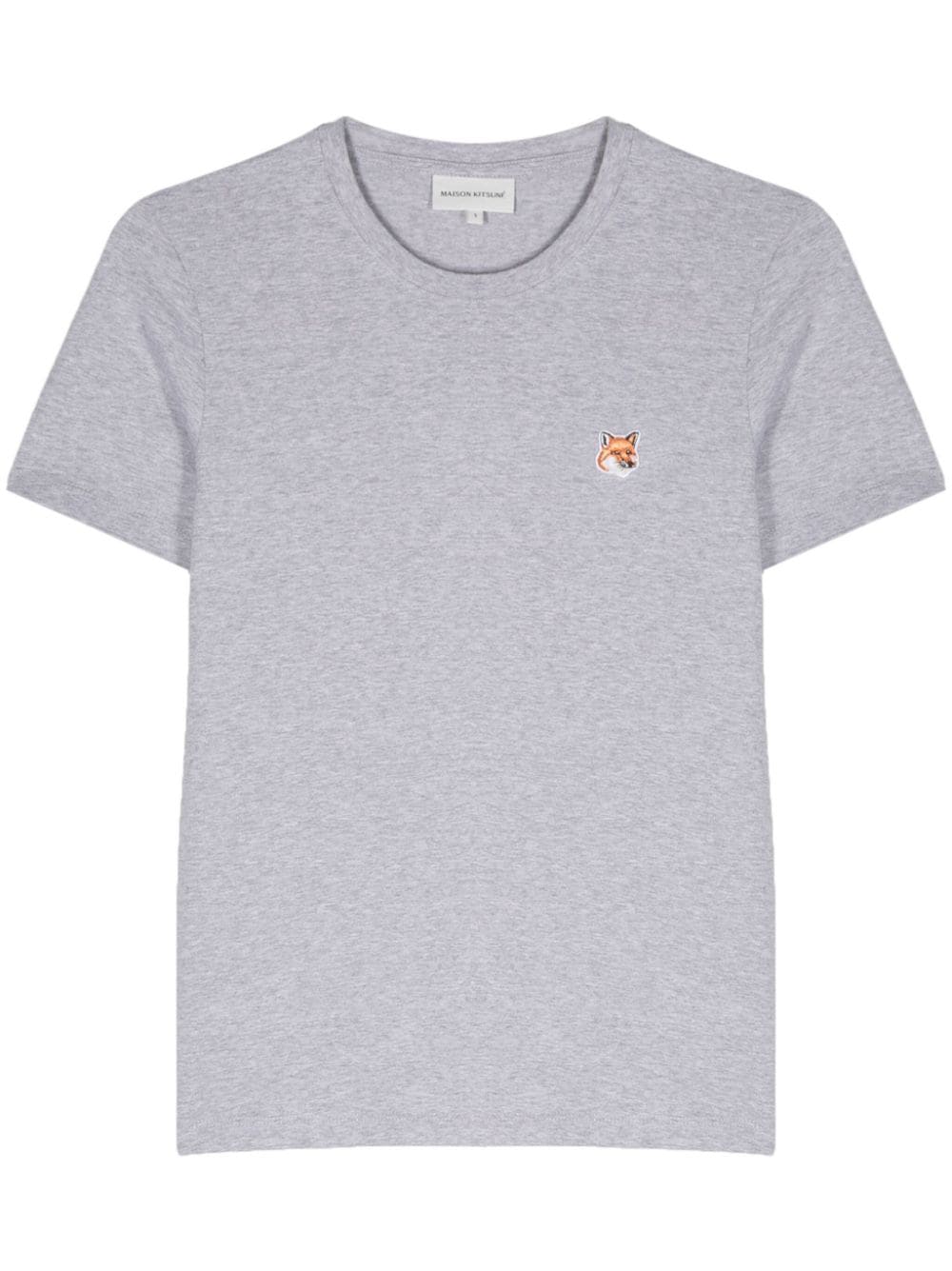 Maison Kitsune T-Shirts And Polos Grey Cotton