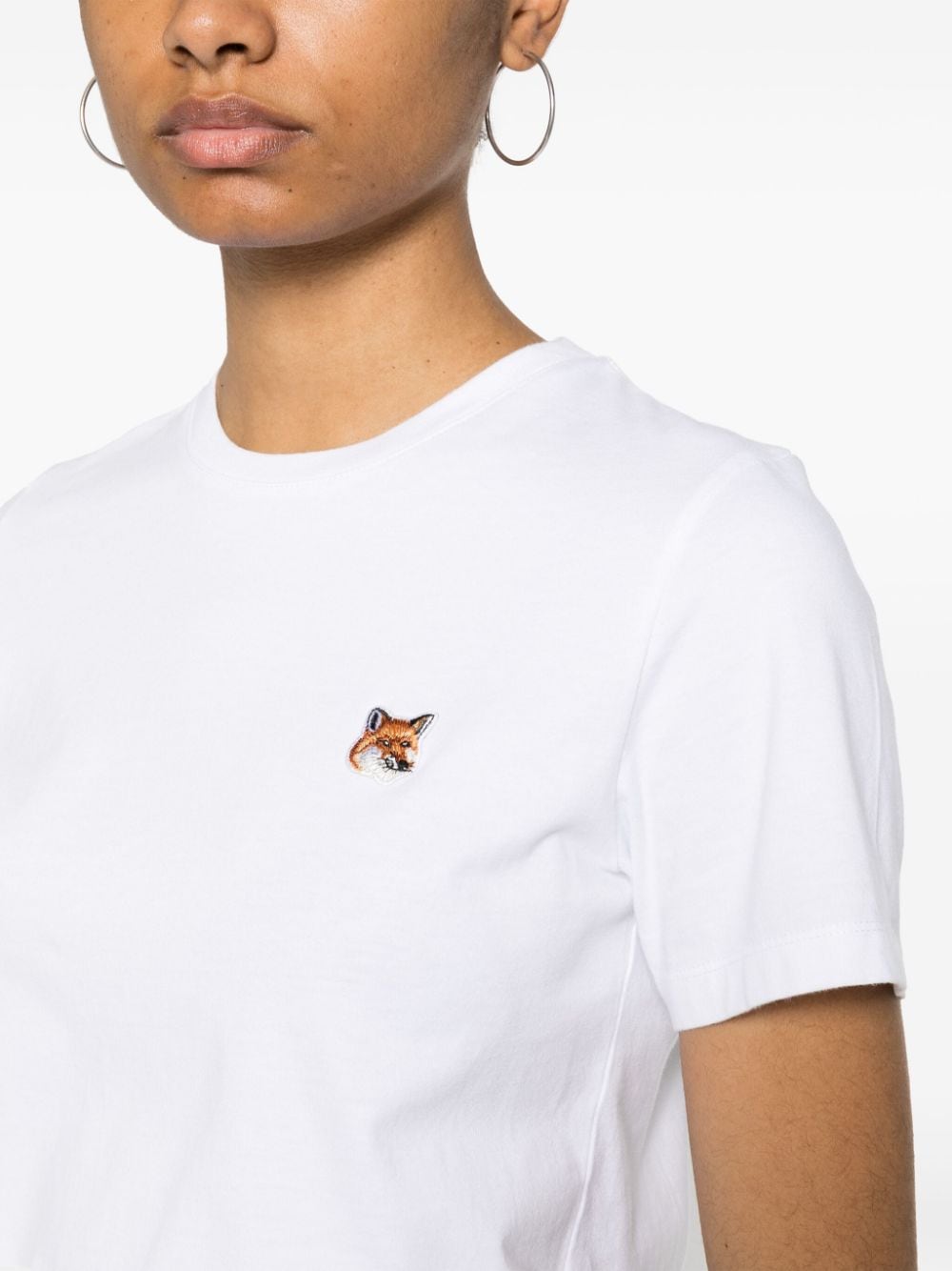 Maison Kitsune T-Shirts And Polos White Cotton