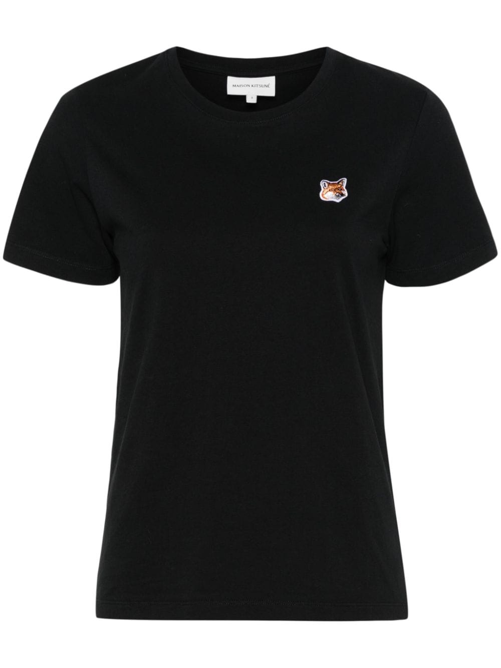 Maison Kitsune T-Shirts And Polos Black Cotton