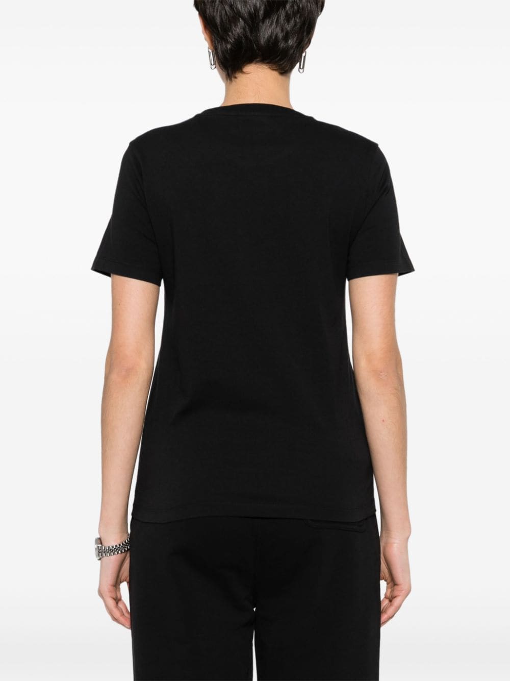 Maison Kitsune T-Shirts And Polos Black Cotton