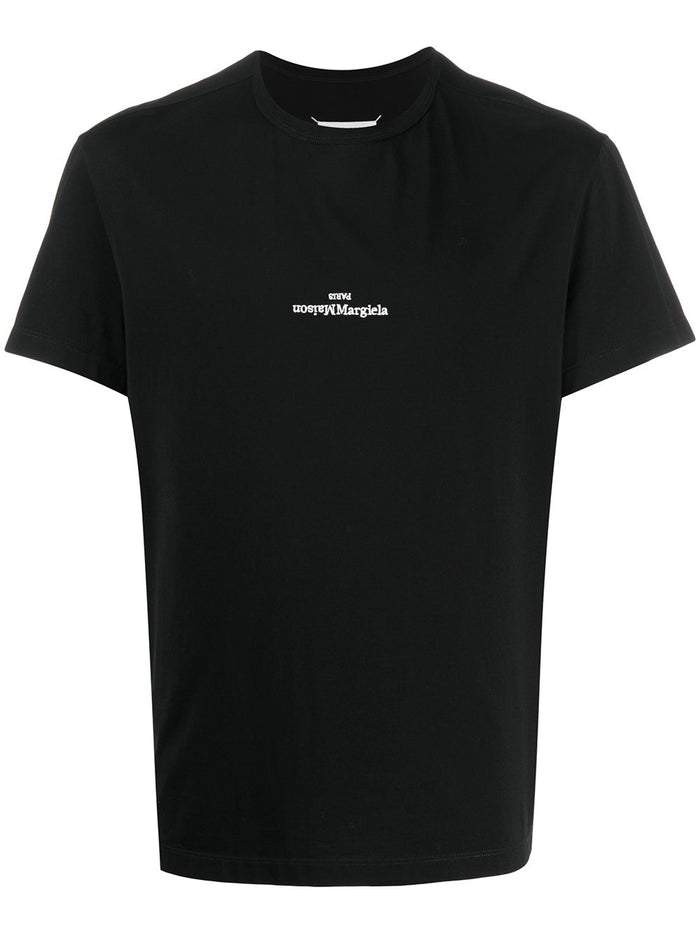 Maison Margiela T-Shirts And Polos Black Cotton