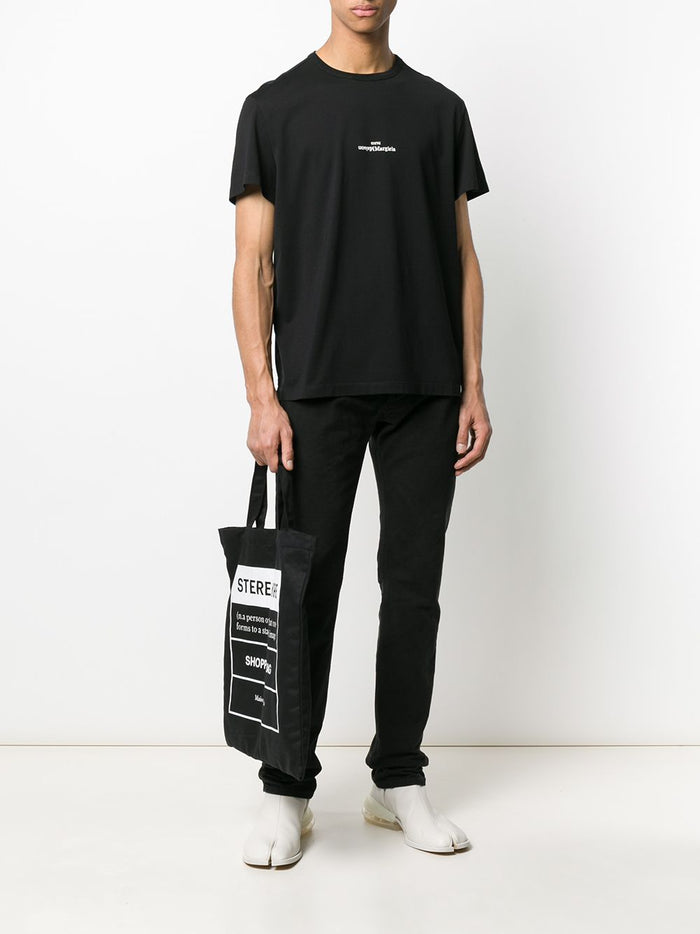 Maison Margiela T-Shirts And Polos Black Cotton