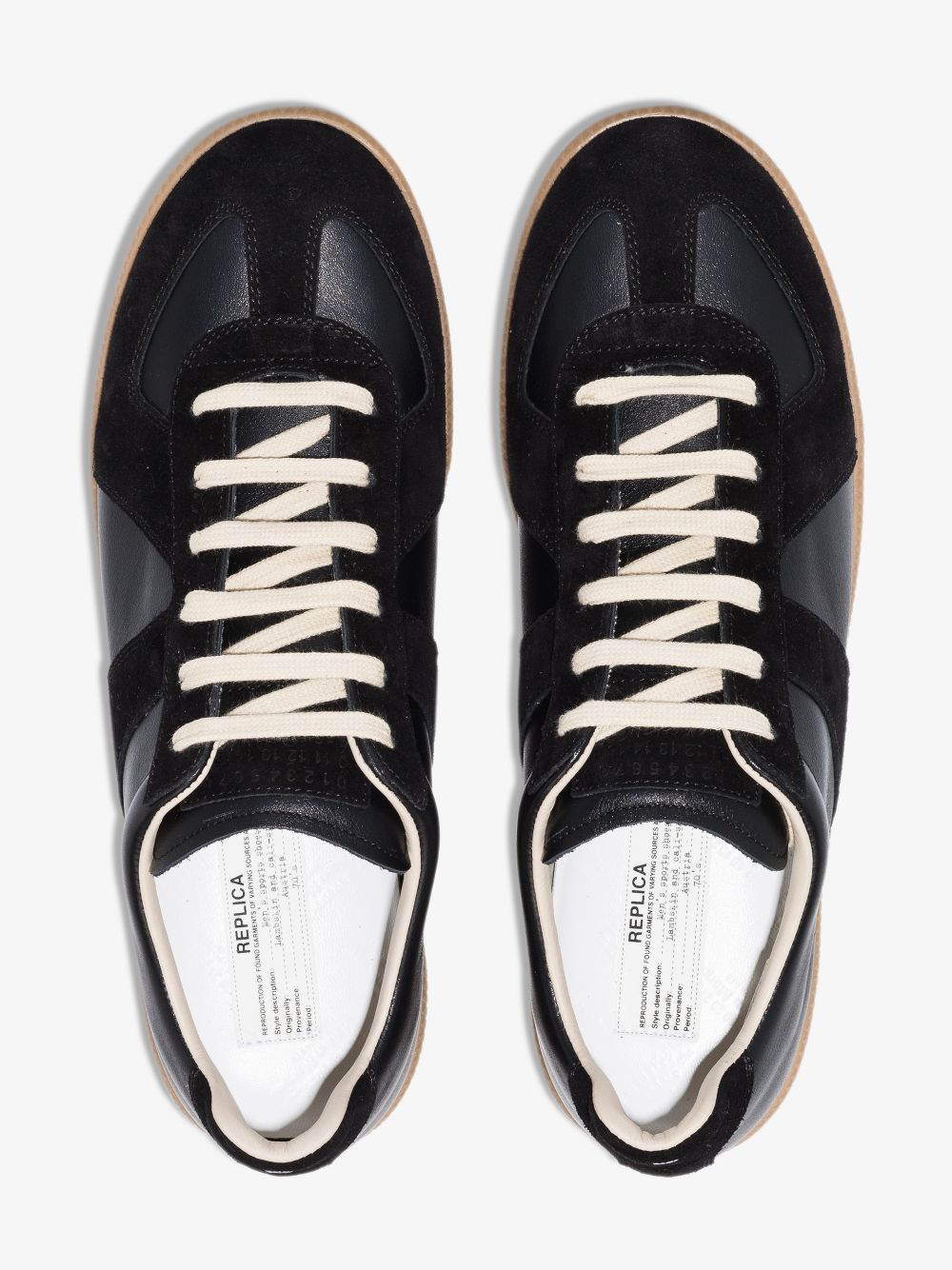 Maison Margiela Sneakers Black Outer: Calf Leather